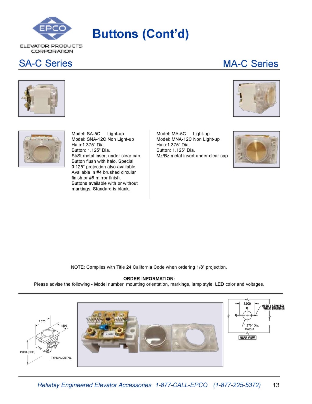 EPCO Elevator Parts Catalog Elevator Products Corporation