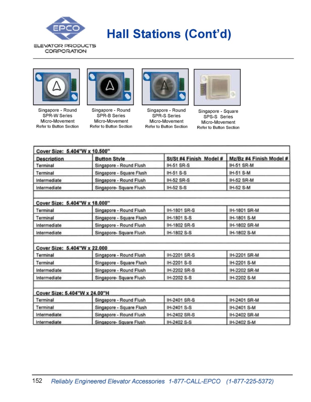 EPCO Elevator Parts Catalog Elevator Products Corporation